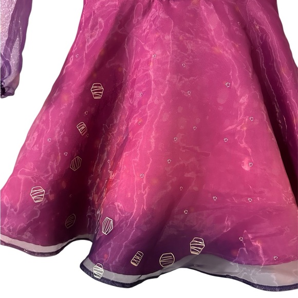 Disney Princess Rapunzel Purple Dress Size 5/6 - Picture 2 of 5